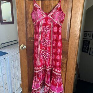 Farm Rio Summer Sunrise Maxi Dress M